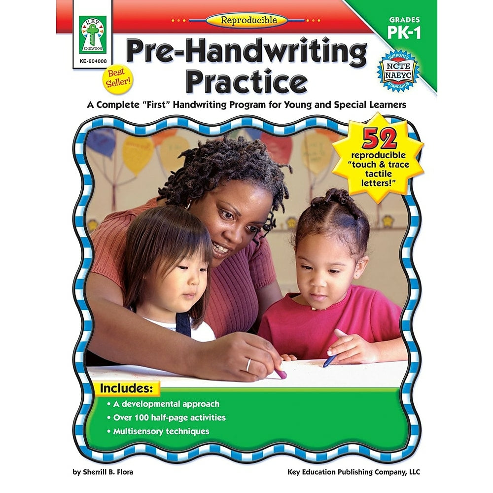 Image of eBook: Key Education 804008-EB Pre-Handwriting Practice - Grade Pre-K - 1