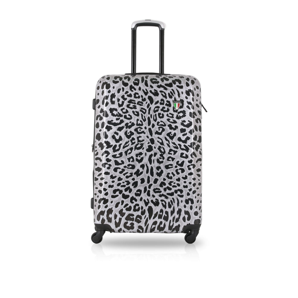 Image of TUCCI Italy Winter Leopard 20" Luggage - Winter Leopard