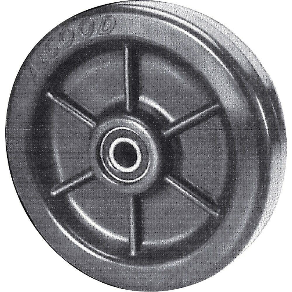 Image of Envirothane Wheels, Tread Width", 7/8, Wheels, Bearing Type, Nylon/steel, 24 Pack