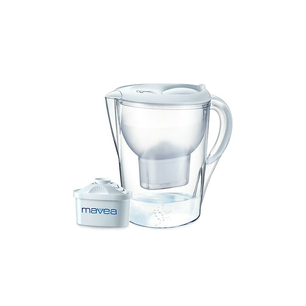 Image of Aquavero 14-Cup Water Filtration Pitcher - Aspen White
