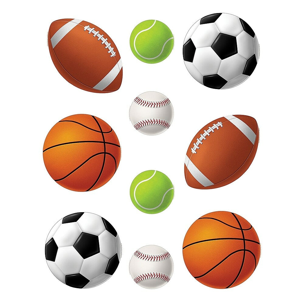 Image of Teacher Created Resources Sports Balls Accents, 90 Pack, 30 Pack