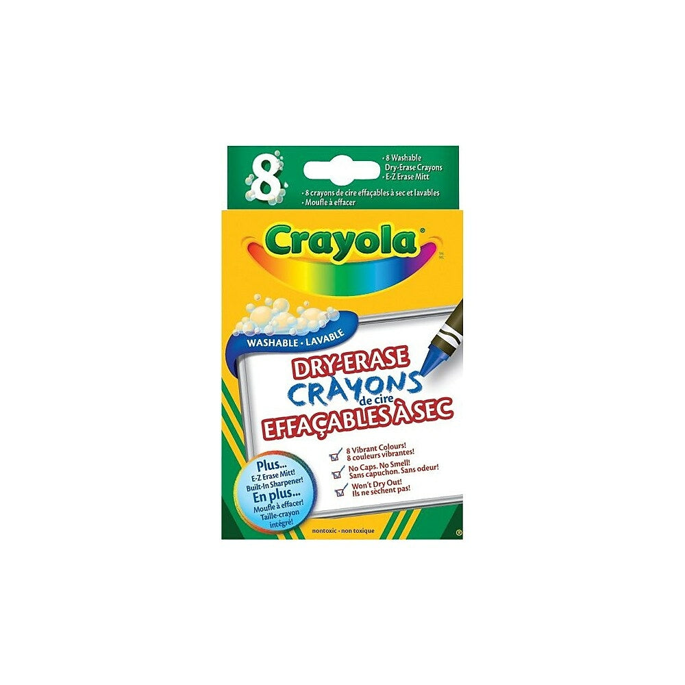 Image of Crayola Dry Erase Crayon - 8 Pack