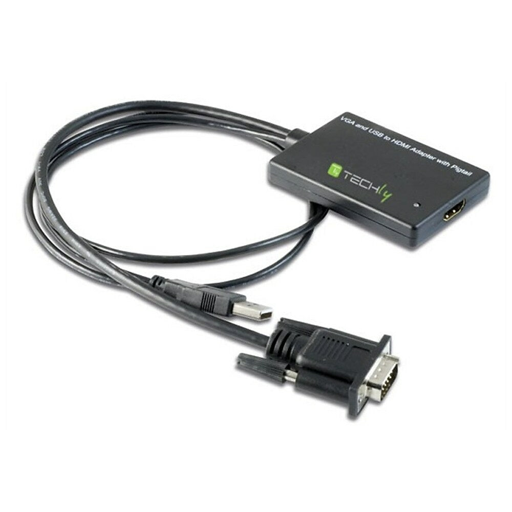 Image of TechlyVGA to HDMI Converter Cable w/ Audio, (IDATA HDMI)