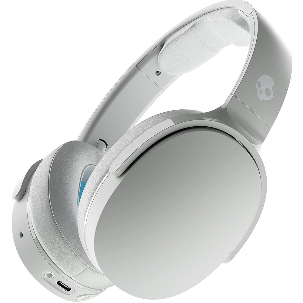 Image of Skullcandy Hesh Evo Wireless Over-Ear Headphones - Light Grey/Blue, White