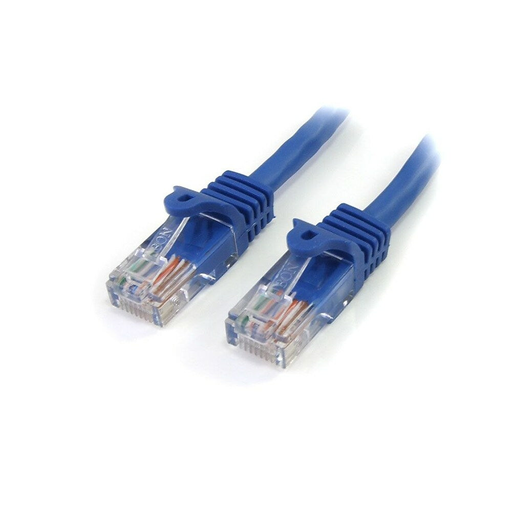 Image of StarTech Cat5e Blue Snagless RJ45 UTP Cat 5e Patch Cable, 100ft Patch Cord, 100 Ft