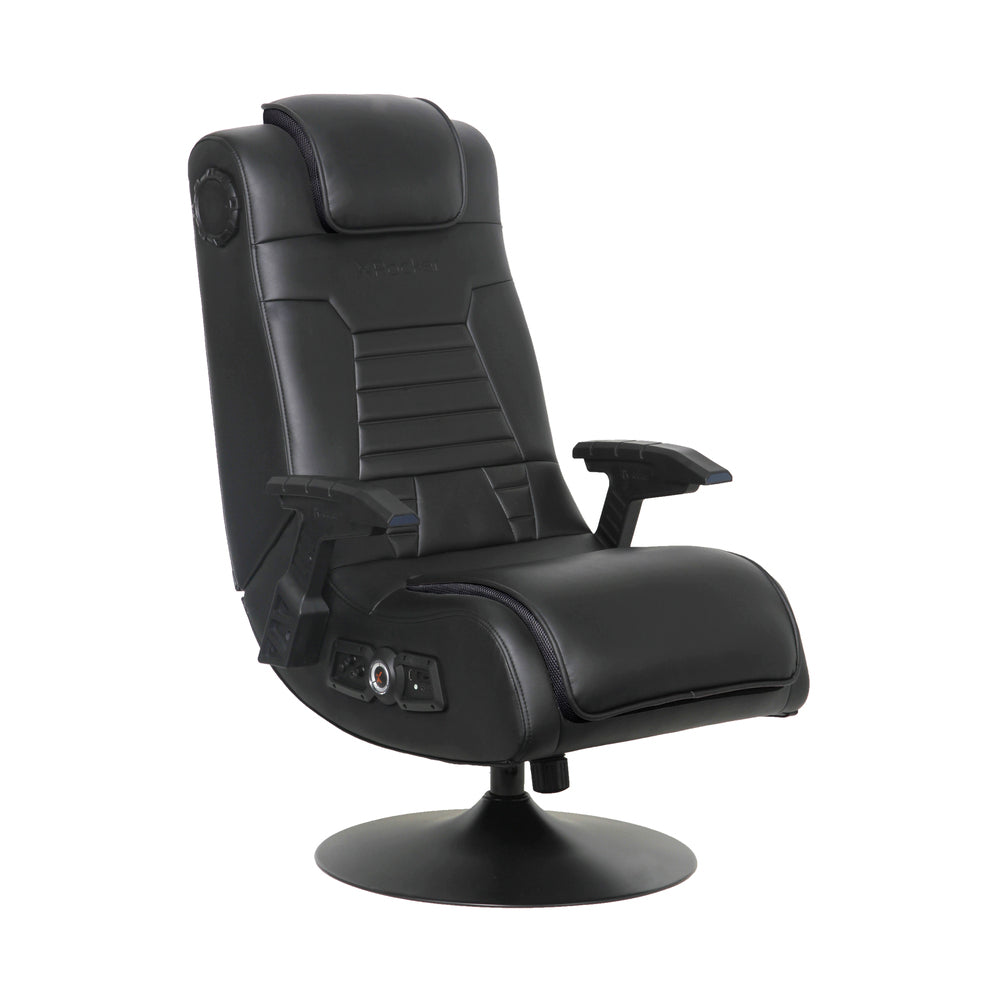 Image of X Rocker Pro Series+ 2.1 Dual Wireless Pedestal Gaming Chair with Vibration - Black