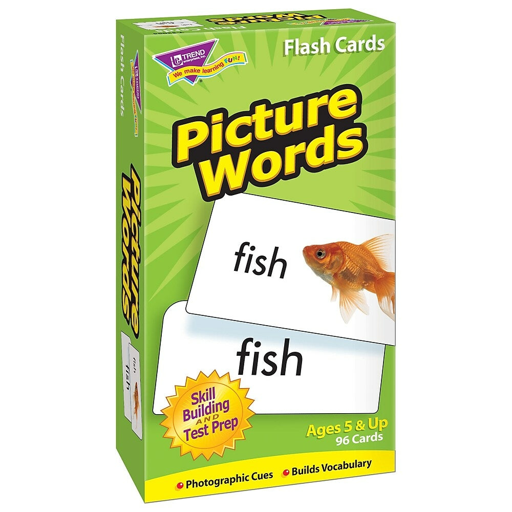 Image of TREND enterprises Inc. Picture Words Skill Drill Flash Cards - 96 Pack