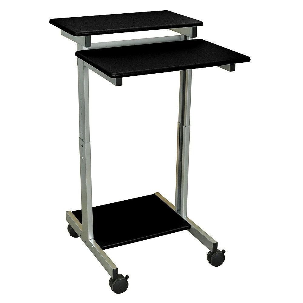 Image of Luxor 24" Wide Stand Up Desk, Black, (STANDUP-24-B)