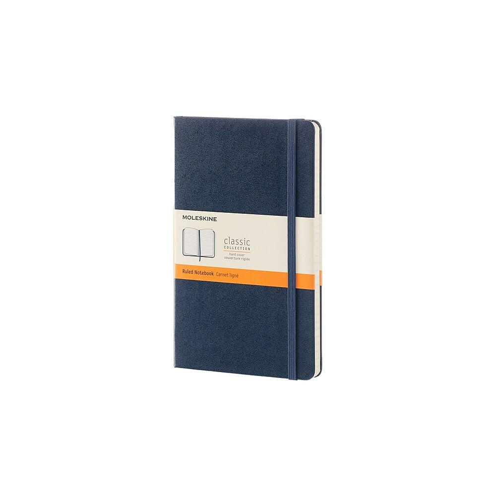 Image of Moleskine Notebook, Ruled, Large, Sapphire Blue, Hard Cover