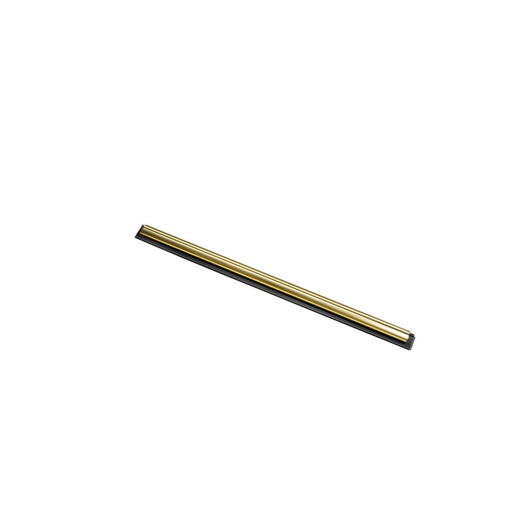 Image of Vileda Brass Channel With Rubber Squeegee - 14"