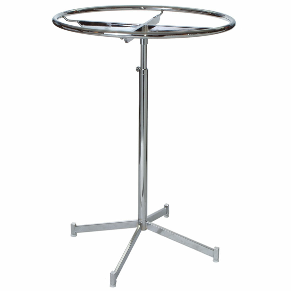 Image of Eddie's 36" Round Clothing & Accessory Rack - Chrome