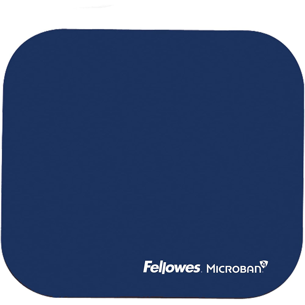 Image of Fellowes Microban Ultra Thin Mouse Pad - Navy, Blue