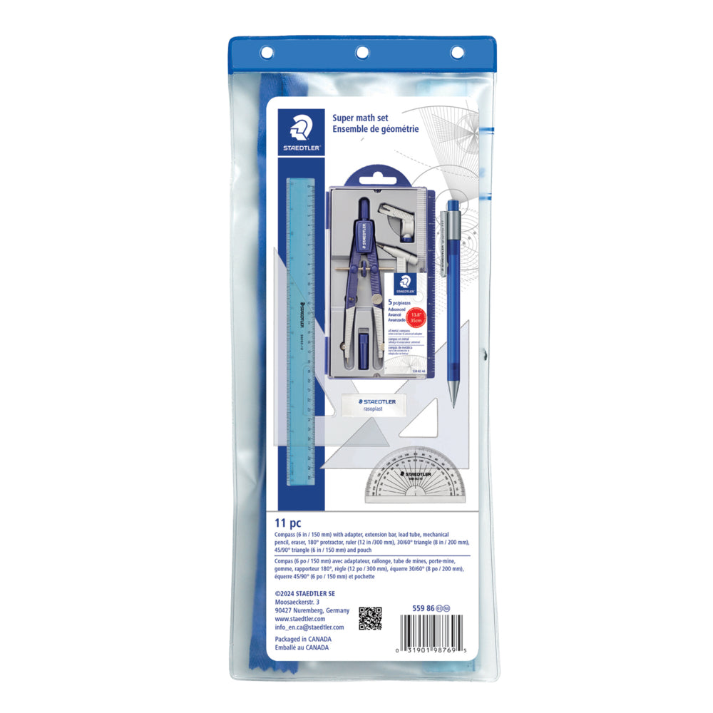 Image of Staedtler 7 Piece Super Math Set