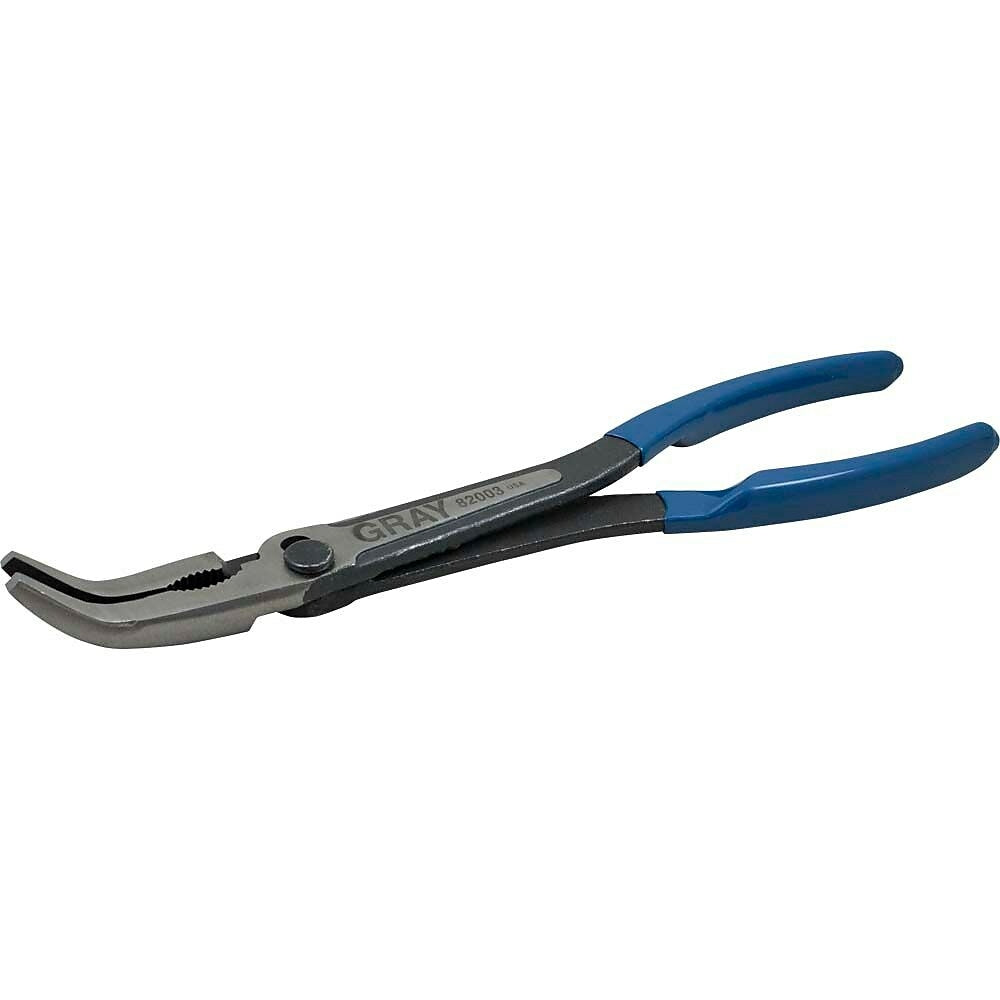 Image of Gray Tools Heavy Duty Long Reach Bent Needle Nose Plier, 11-1/2" Long