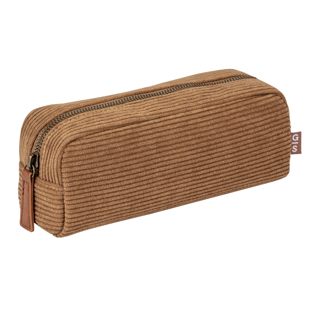 Image of General Supply Goods + Co Recycled Corduroy Pouch - Brown