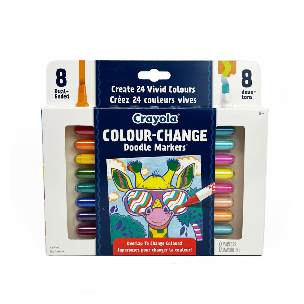 Image of Crayola Colour-Change Doodle Markers - 8 Pack