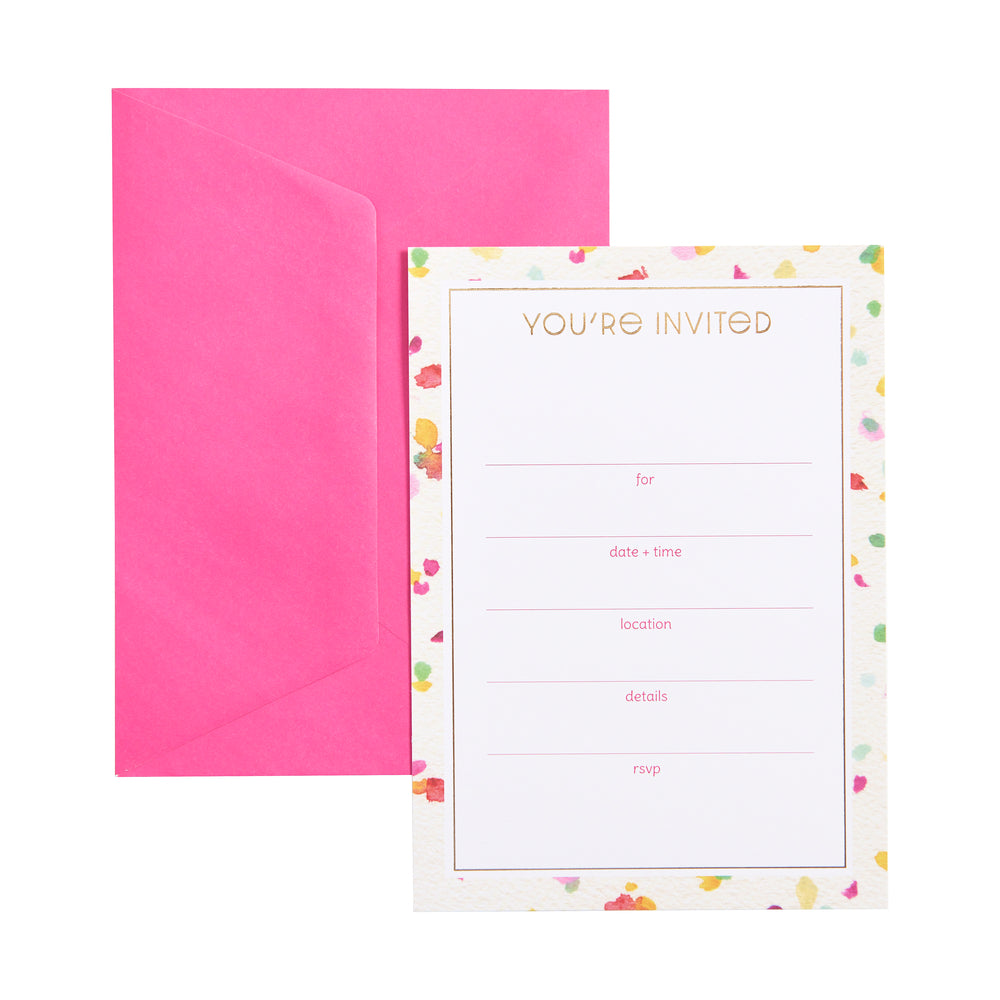 Image of Mara-Mi Invitations - 5" x 7" - Confetti - 20 Pack