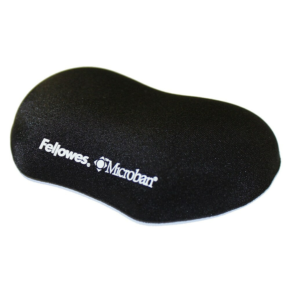 Image of Fellowes PlushTouch Mini Wrist Rest with Foam Fusion Technology, Black, (9355801)