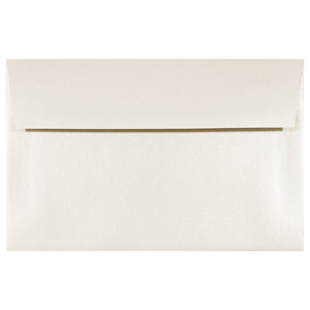 Image of JAM Paper A9 Invitation Envelopes, 5.75 x 8.75, Stardream Metallic Opal, 250 Pack (211817116H), White