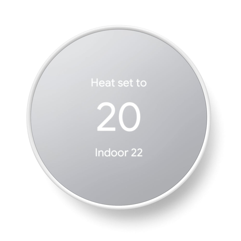 Image of Google Nest Thermostat - Snow, White