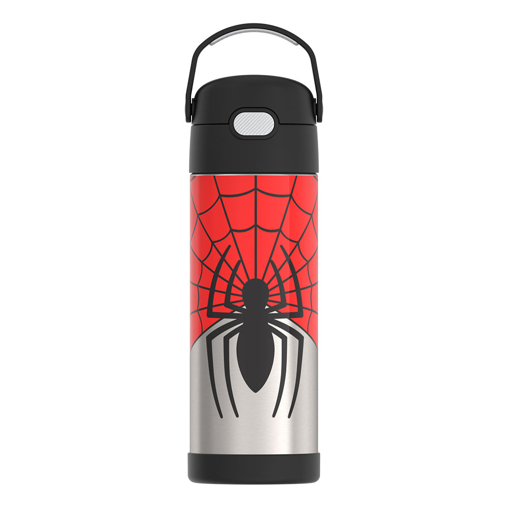 Image of Thermos FUNtainer Bottle with Spout - 470mL - Spiderman, Multicolour