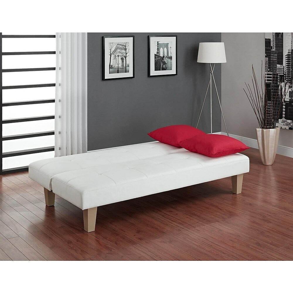 Image of DHP Aria Futon - White Mattress