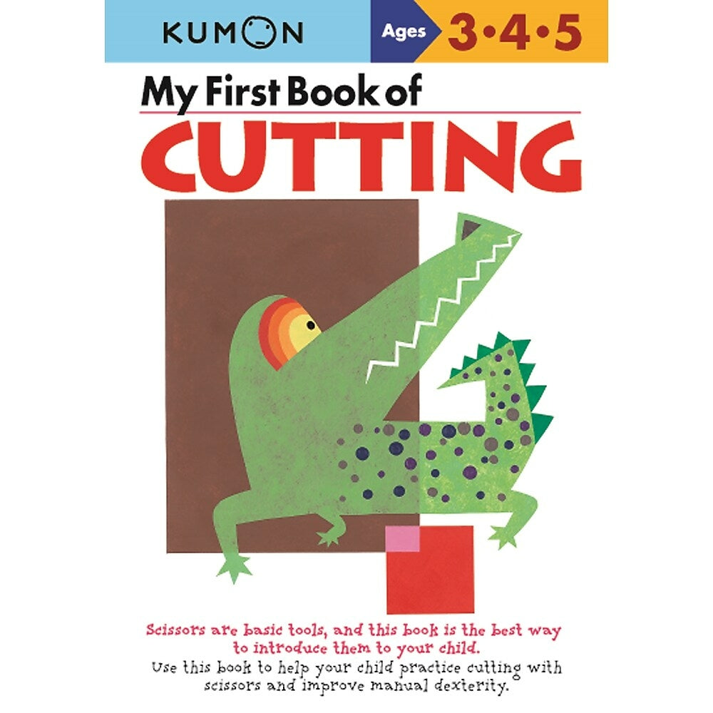 Image of Kumon Publishing Kid's Educational Workbooks - My First Book Of Cutting - Grade Preschool JK - SK