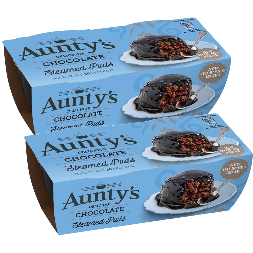 Image of Aunty's Chocolate Fudge Pudding - 95g Per Pack - 2 pack