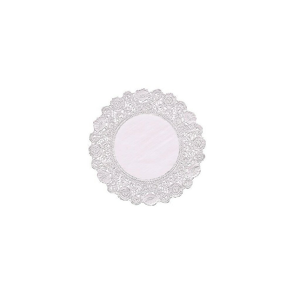 Image of Hygloss Round Paper Lace Doilies, 6", 300 Pack (HYG10061)