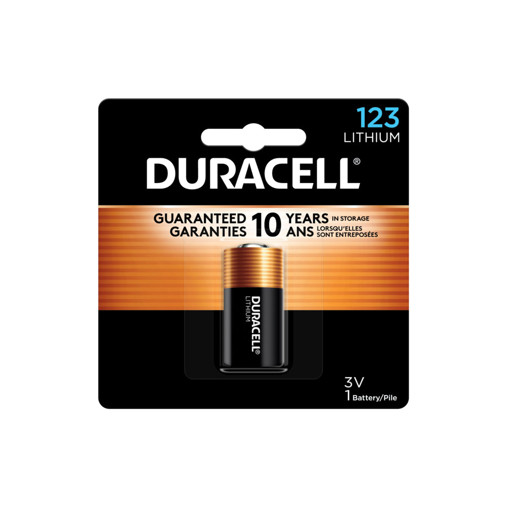 Image of Duracell CR123A 3V Lithium Battery