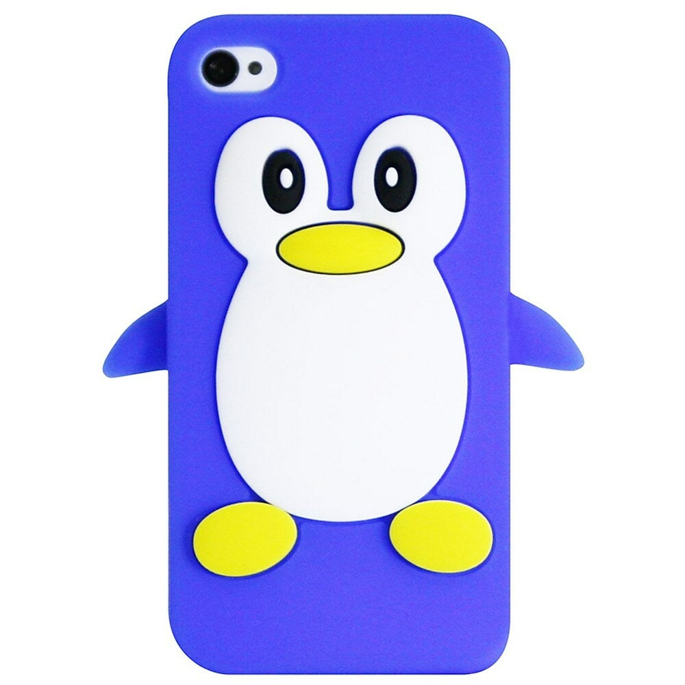 Image of Exian Penguin Case for iPhone 4, 4s - Blue