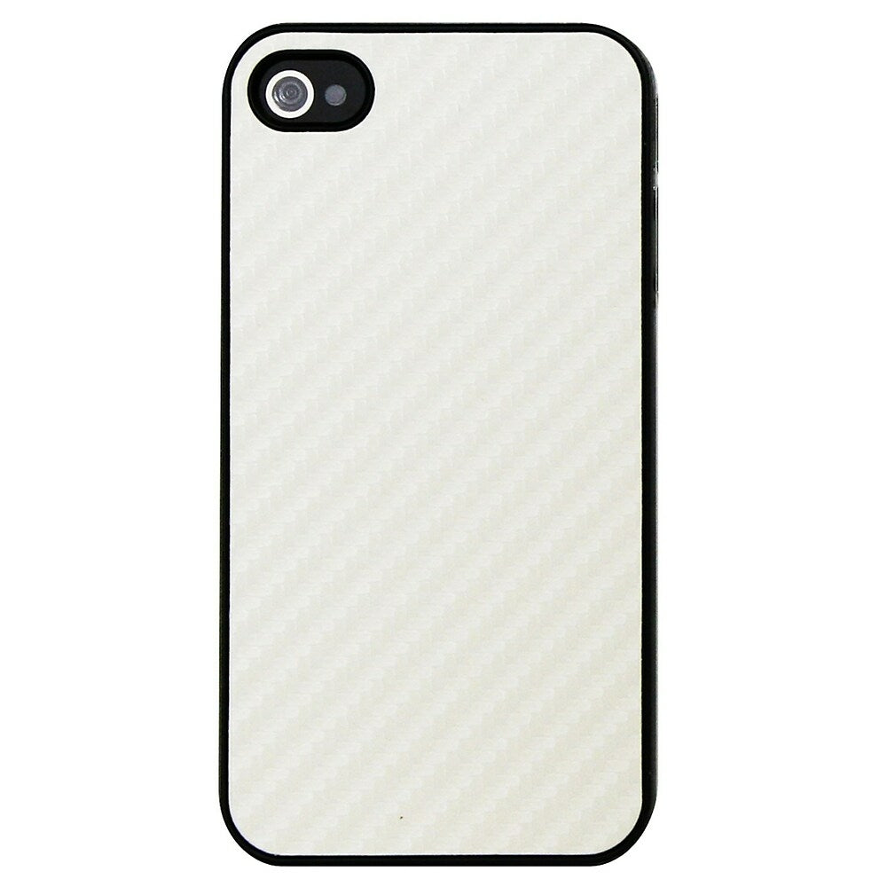 Image of Exian Carbon Fiber Case for iPhone 4 - White