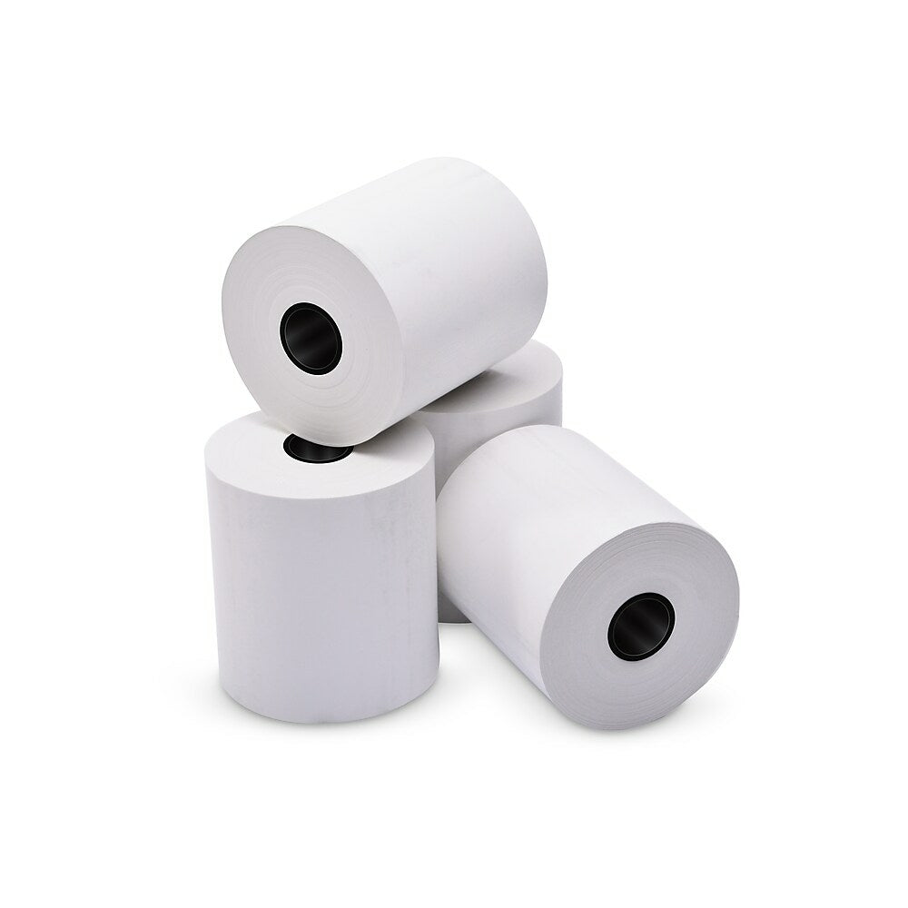 Image of Staples Thermal Paper Roll, 2-1/4" W x 185' L, White, BPA Free, 12 Pack