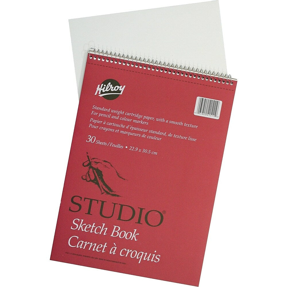 Image of Hilroy Studio Sketchbook, 9" x 12", 30 Sheets