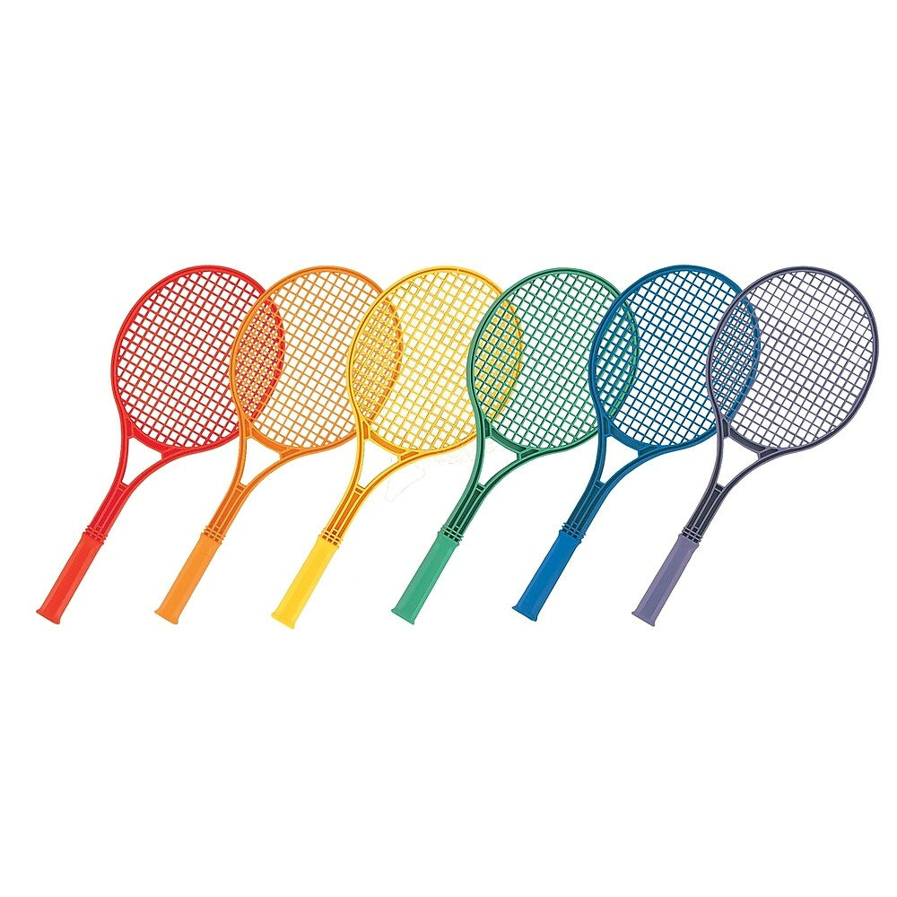 Image of Champion Sports Plastic Tennis Rackets, 6 Pack (CHSJTRSET)