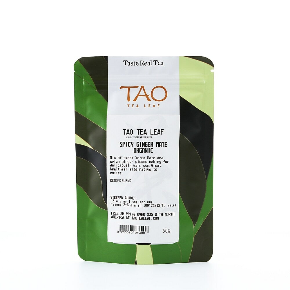 Image of Tao Tea Leaf Organic Spicy Ginger Mate Tea - Loose Leaf - 50g