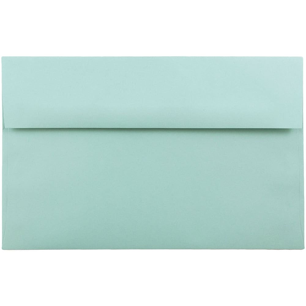 Image of JAM Paper A10 Invitation Envelopes, 6 x 9.5, Aqua Blue, 1000 Pack (1523993B)