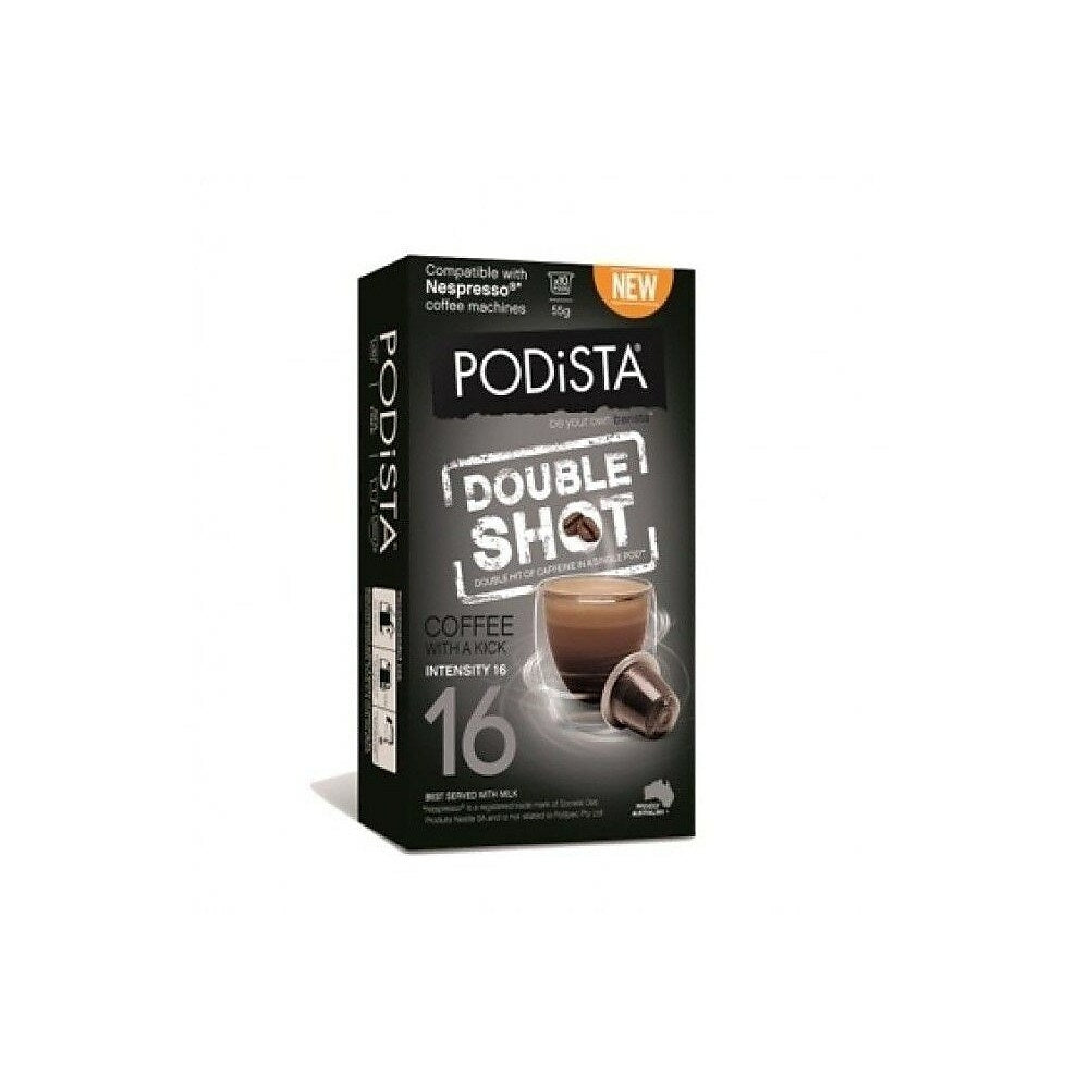 Image of PODiSTA Double Shot Nespresso Original Line Capsules - 60 Pack