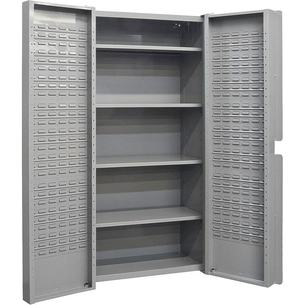 Image of KLETON Deep Door Combination Cabinets, 4 shelves, Grey