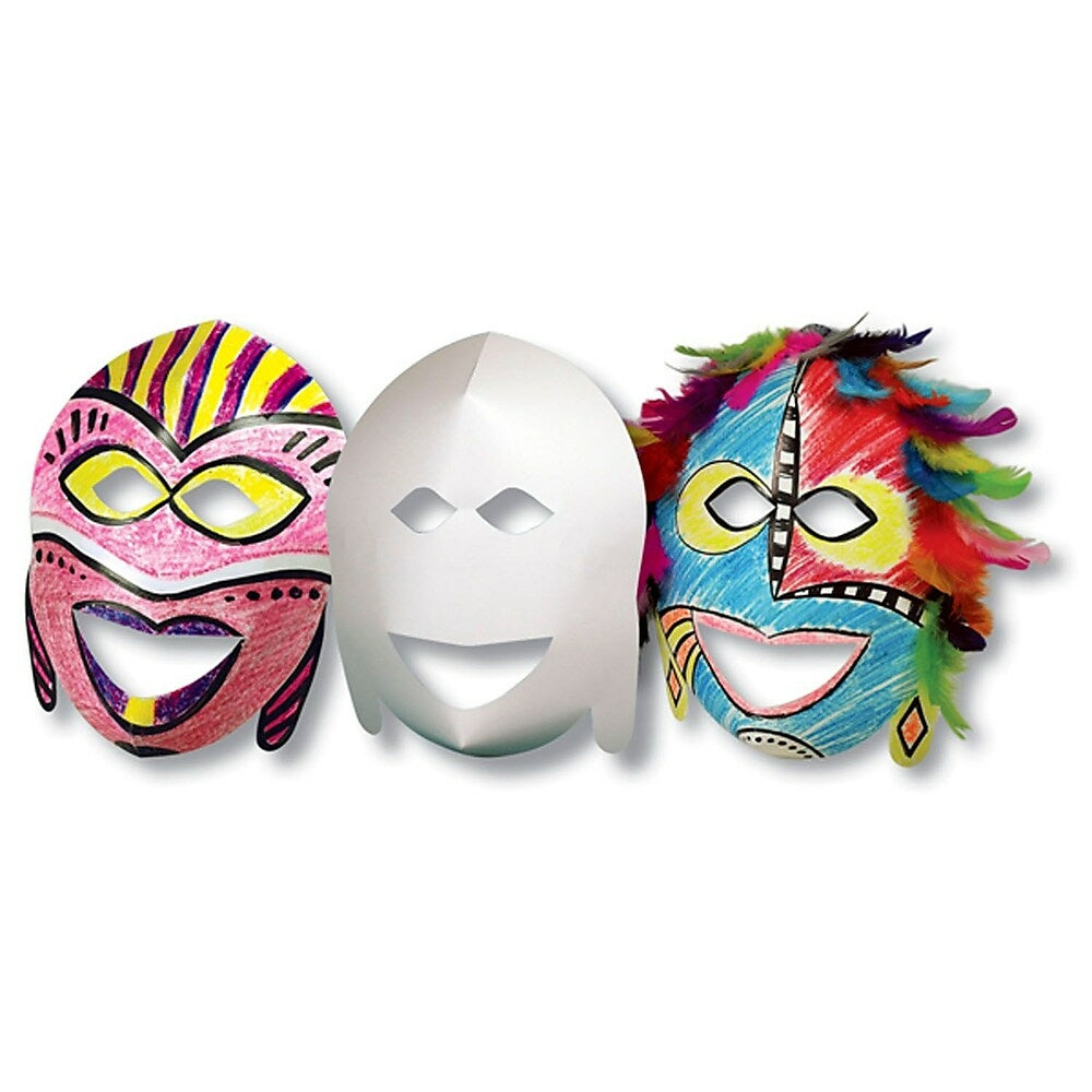 Image of Roylco African Masks, 11" x 15", 40 Pack