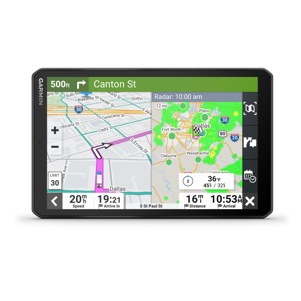 Image of Garmin RV 895 GPS RV Navigator with 8" Display and Traffic Alerts - Black
