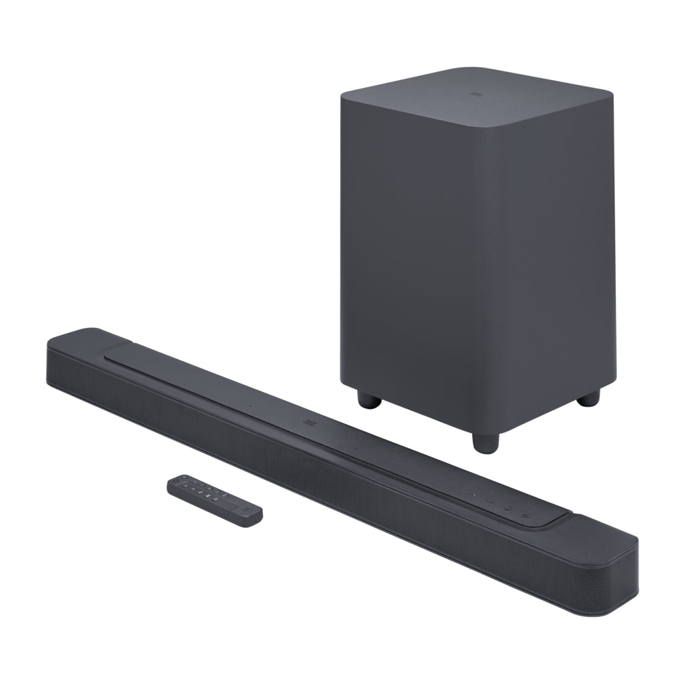 Image of JBL Bar 500 5.1 Channel Soundbar with 10" Wireless Subwoofer - Black