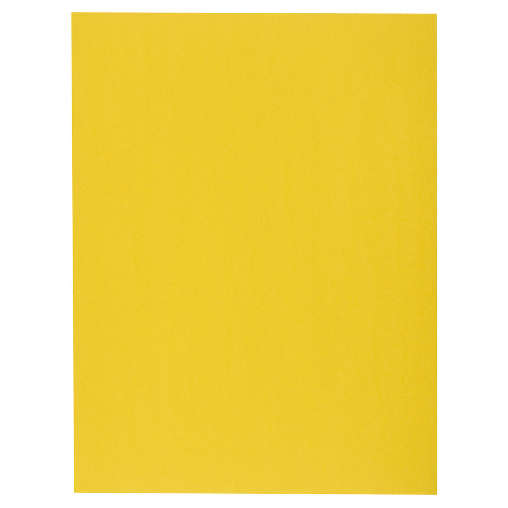 Image of North American Paper Inc. Construction Paper - 18" x 24" - Yellow - 48 Sheets