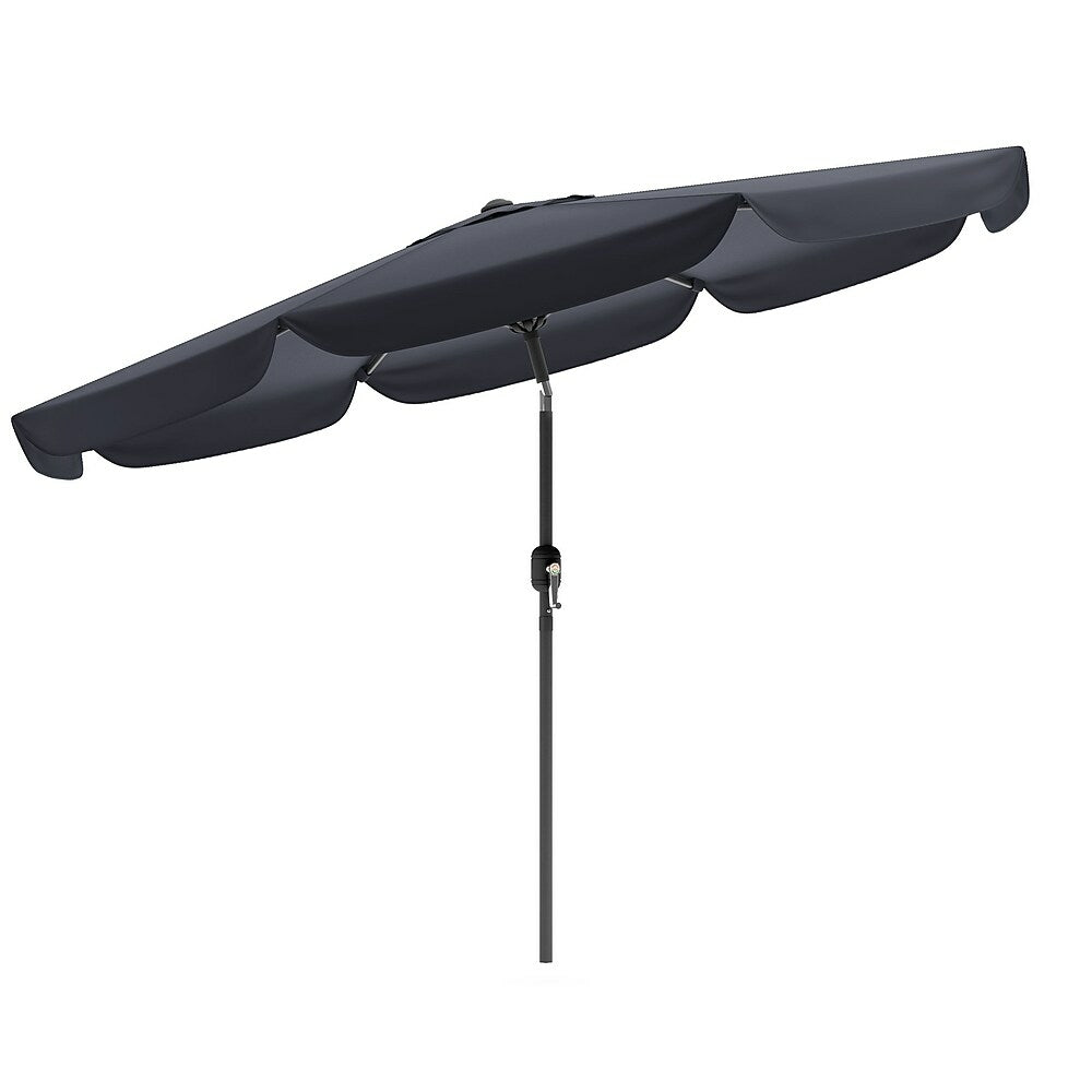 Image of Corliving Tilting Patio Umbrella, Black