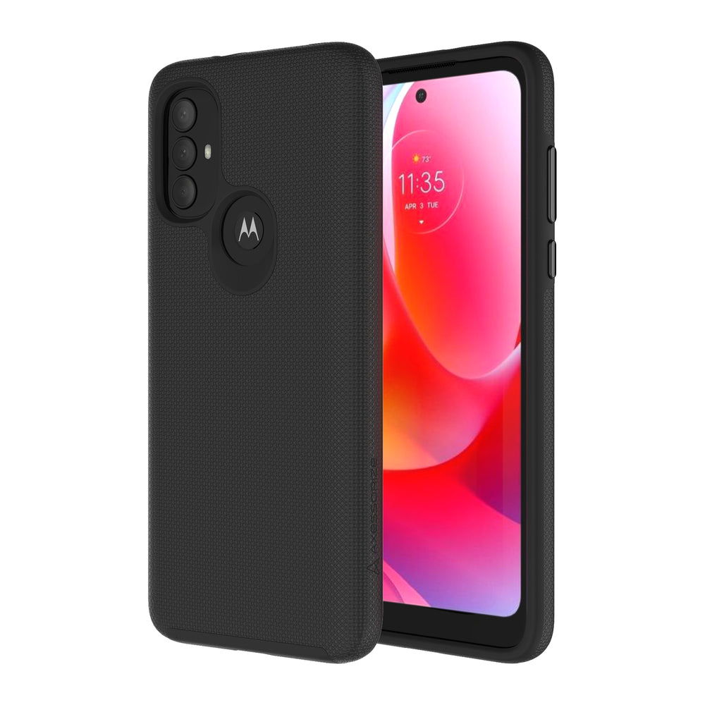 Image of Axessorize PROTech Dual-Layered Anti-Shock Case with Military-Grade Durability for Motorola Moto G Power (2022) - Black