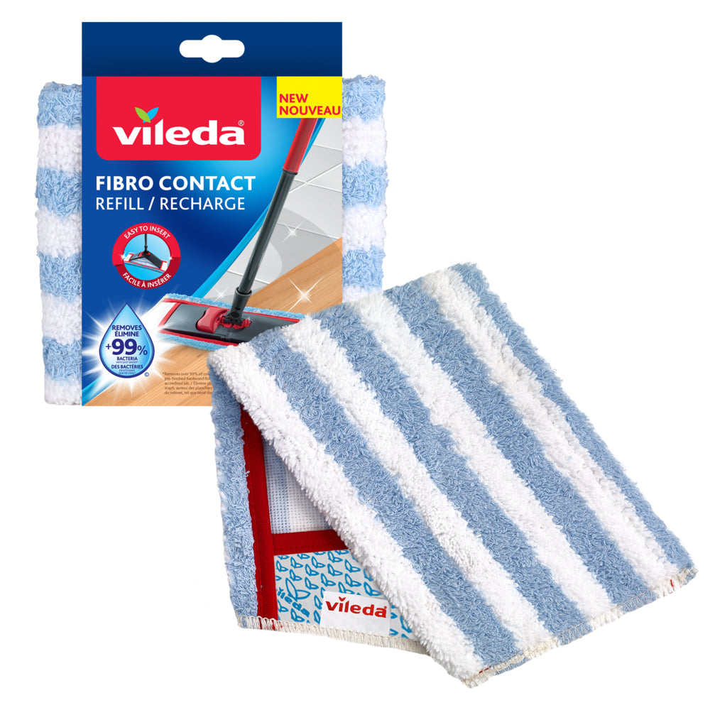 Image of Vileda Fibro Contact Microfibre Mop Refill