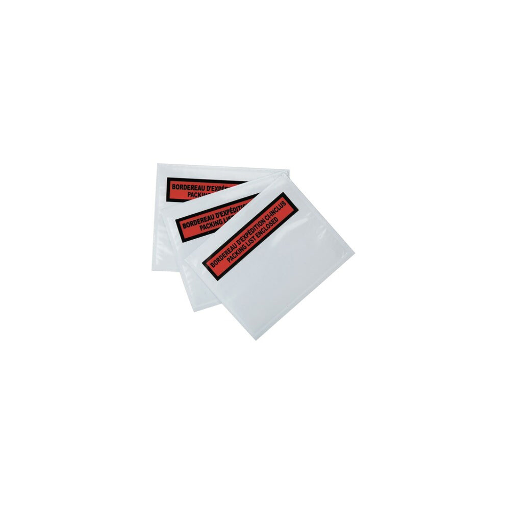 Image of Staples Packing Slip Envelopes - Half Panel - 100 Pack