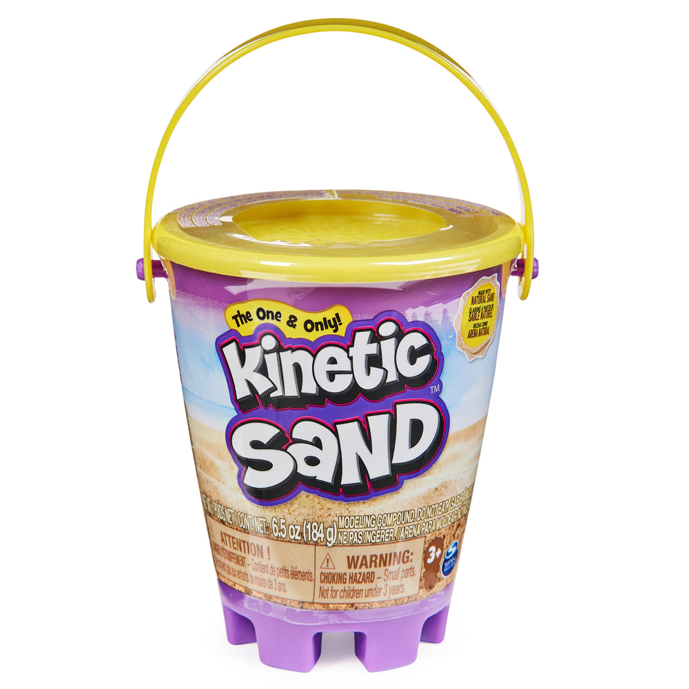 Image of Kinetic Sand Mini Beach Pail Container - 6.5 oz - Natural Sand