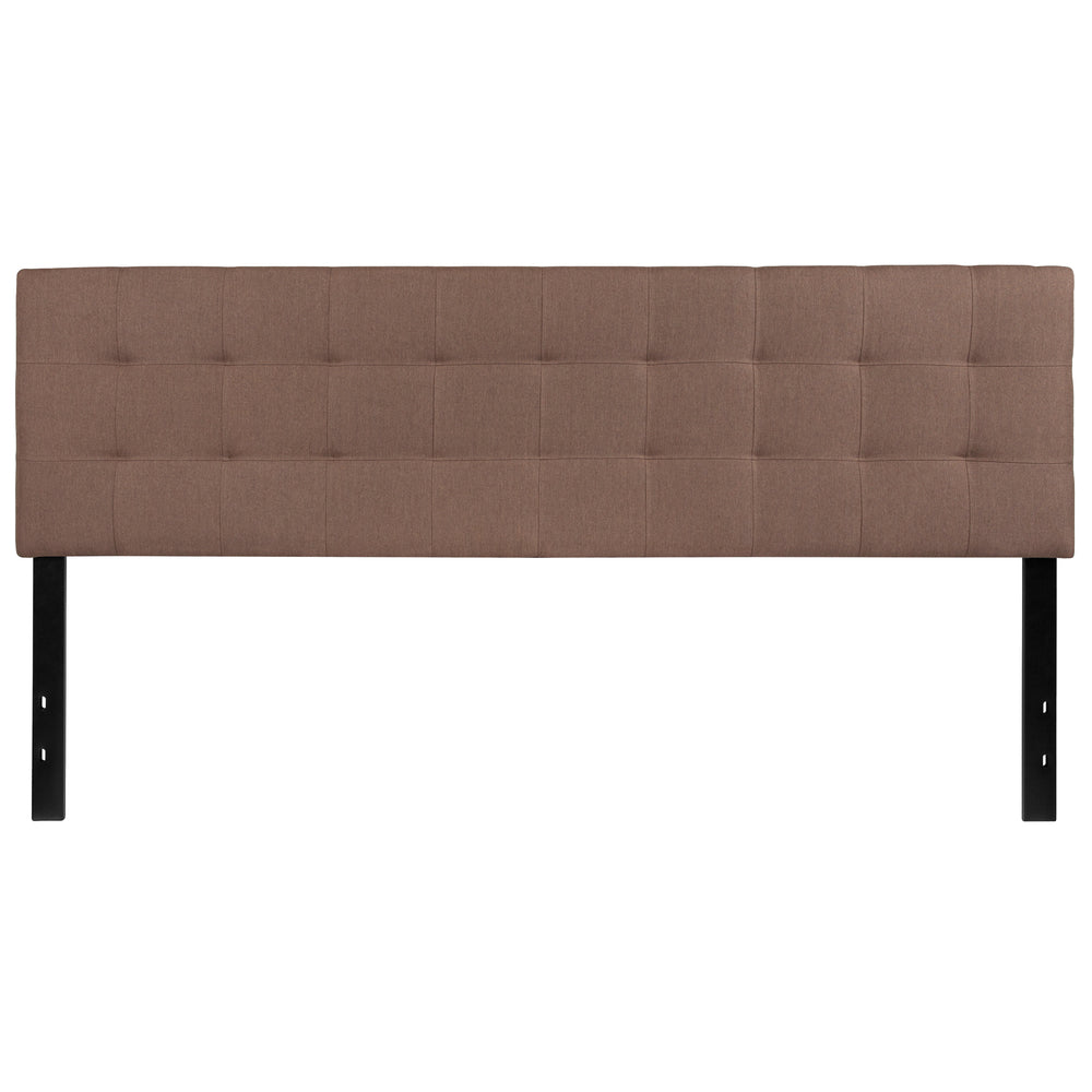 Image of Flash Furniture Bedford Tufted Upholstered King Size Headboard - Camel Fabric