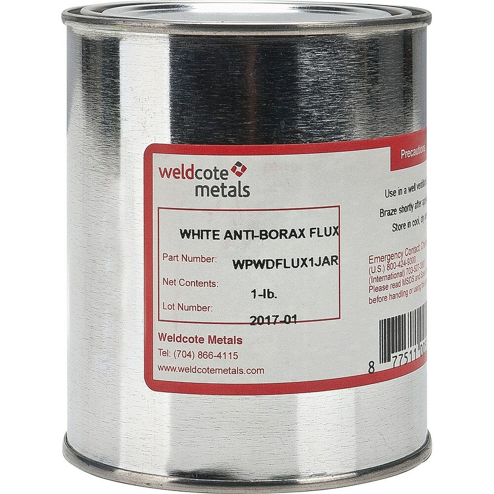 Image of Weldcote Metals White Antiborax Flux - 5 Pack